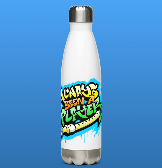 Richard Lindesay Always Been a Player Stainless steel water bottle