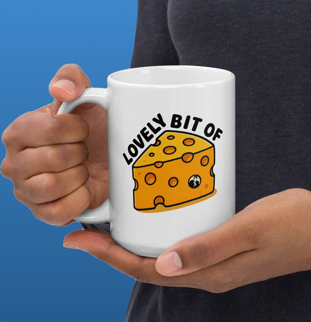 Richard Lindesay Lovely Bit of Cheese Mug