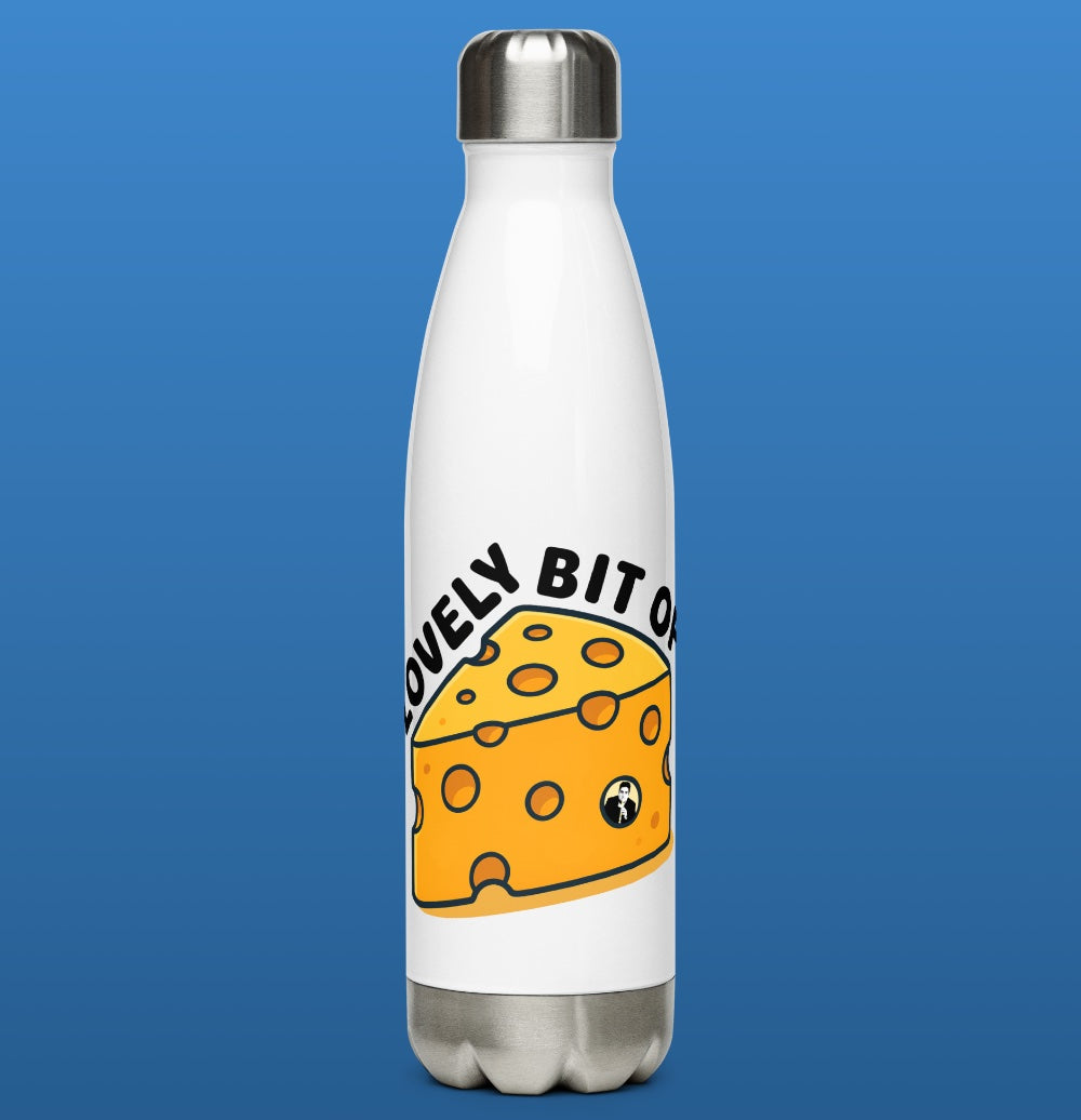 Richard Lindesay Lovely Bit of Cheese Water Bottle